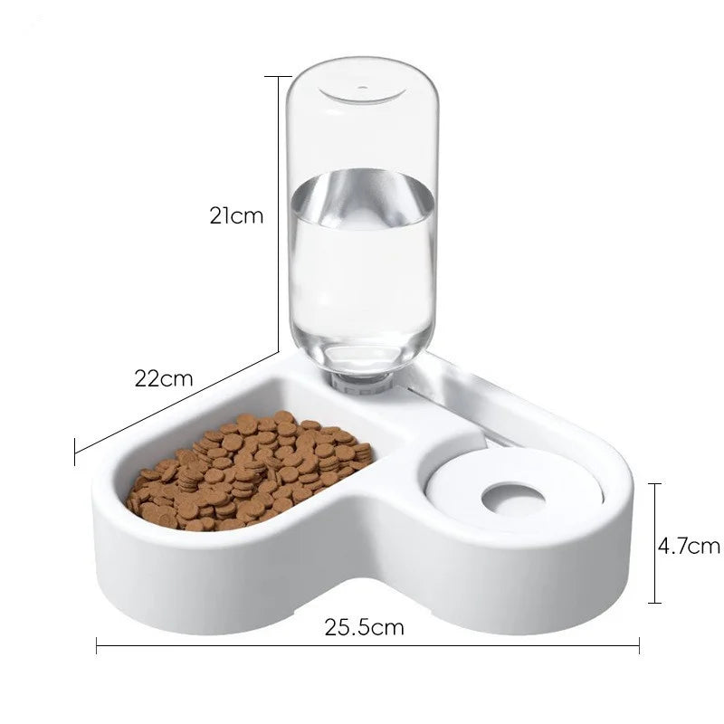 Double Pet Bowl – Food & water set for cats and small dogs.