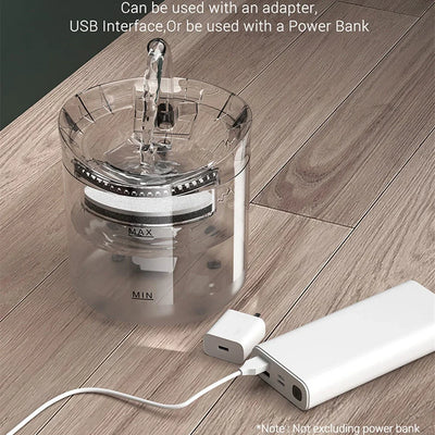 Smart USB Pet Fountain – Filtered, sensor-activated.