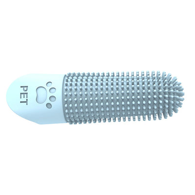 Pet Finger Toothbrush – Silicone tartar remover for cats & dogs.