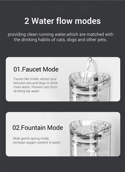 Smart USB Pet Fountain – Filtered, sensor-activated.