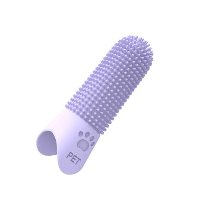 Pet Finger Toothbrush – Silicone tartar remover for cats & dogs.