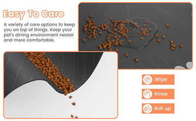 Pet Feeding Mat – Absorbent, waterproof, quick-dry.