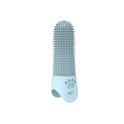 Pet Finger Toothbrush – Silicone tartar remover for cats & dogs.