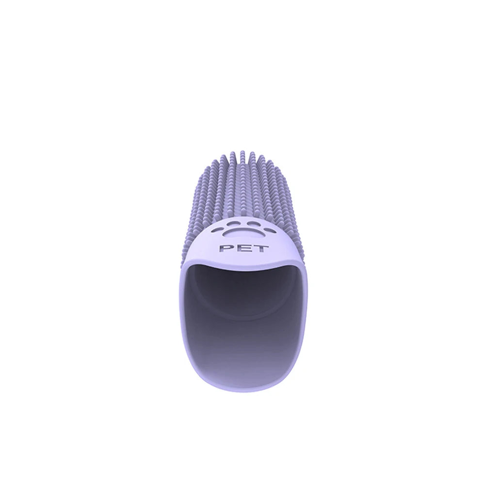 Pet Finger Toothbrush – Silicone tartar remover for cats & dogs.