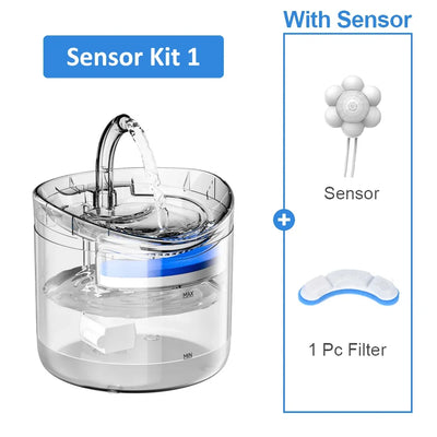 Smart USB Pet Fountain – Filtered, sensor-activated.