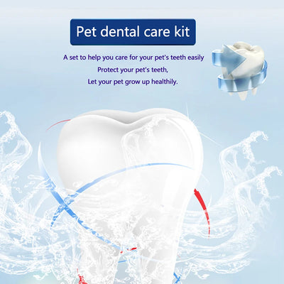 Dog Tartar Control Kit – 4-piece dental care set.