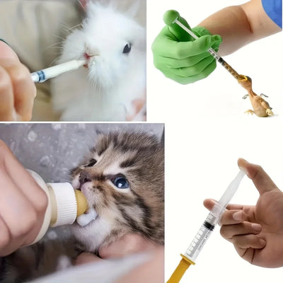 Pet Feeding Nipple – Milk bottle for kittens, puppies & small pets.