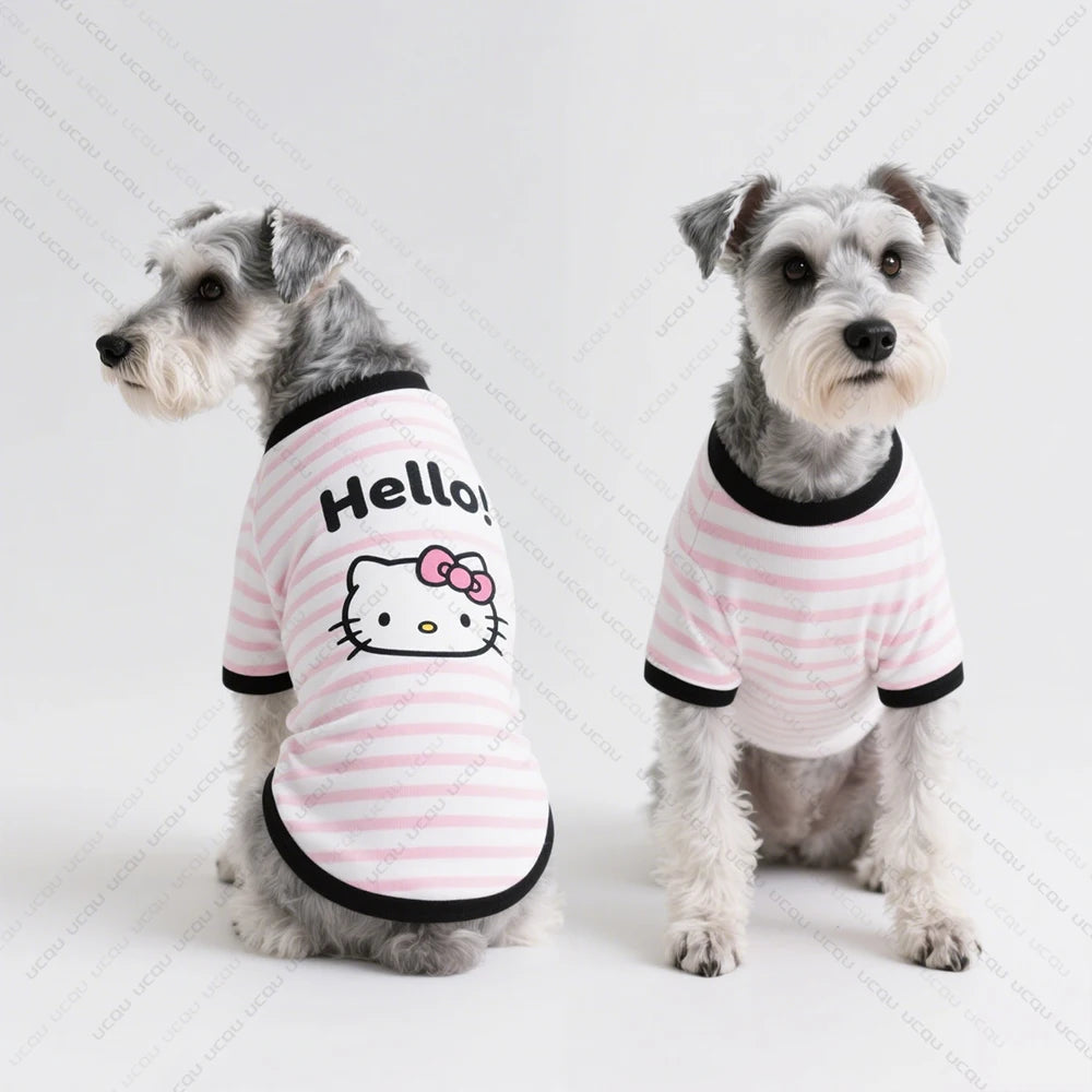 Hello Kitty Dog Summer Set – Breathable vests & tees.