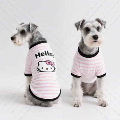 Hello Kitty Dog Summer Set – Breathable vests & tees.