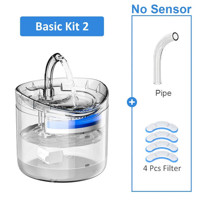 Smart USB Pet Fountain – Filtered, sensor-activated.