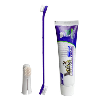 Dog Tartar Control Kit – 4-piece dental care set.
