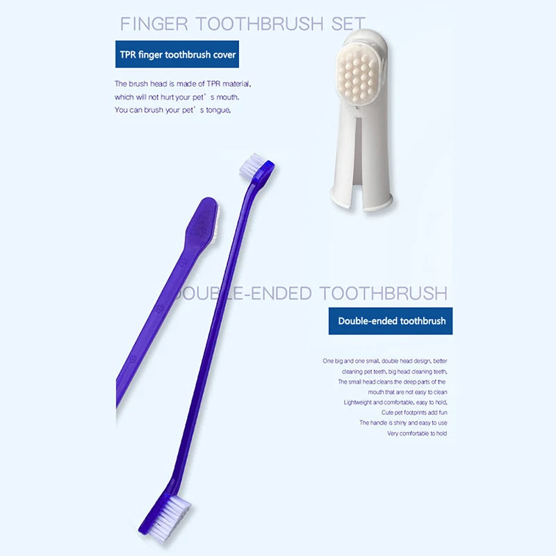 Dog Tartar Control Kit – 4-piece dental care set.