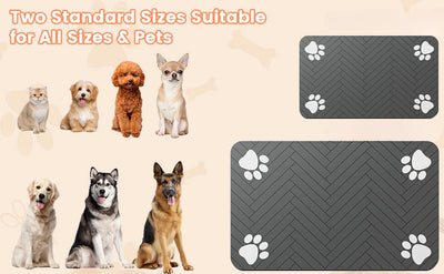 Pet Feeding Mat – Absorbent, waterproof, quick-dry.
