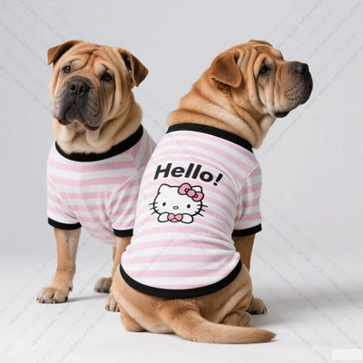 Hello Kitty Dog Summer Set – Breathable vests & tees.