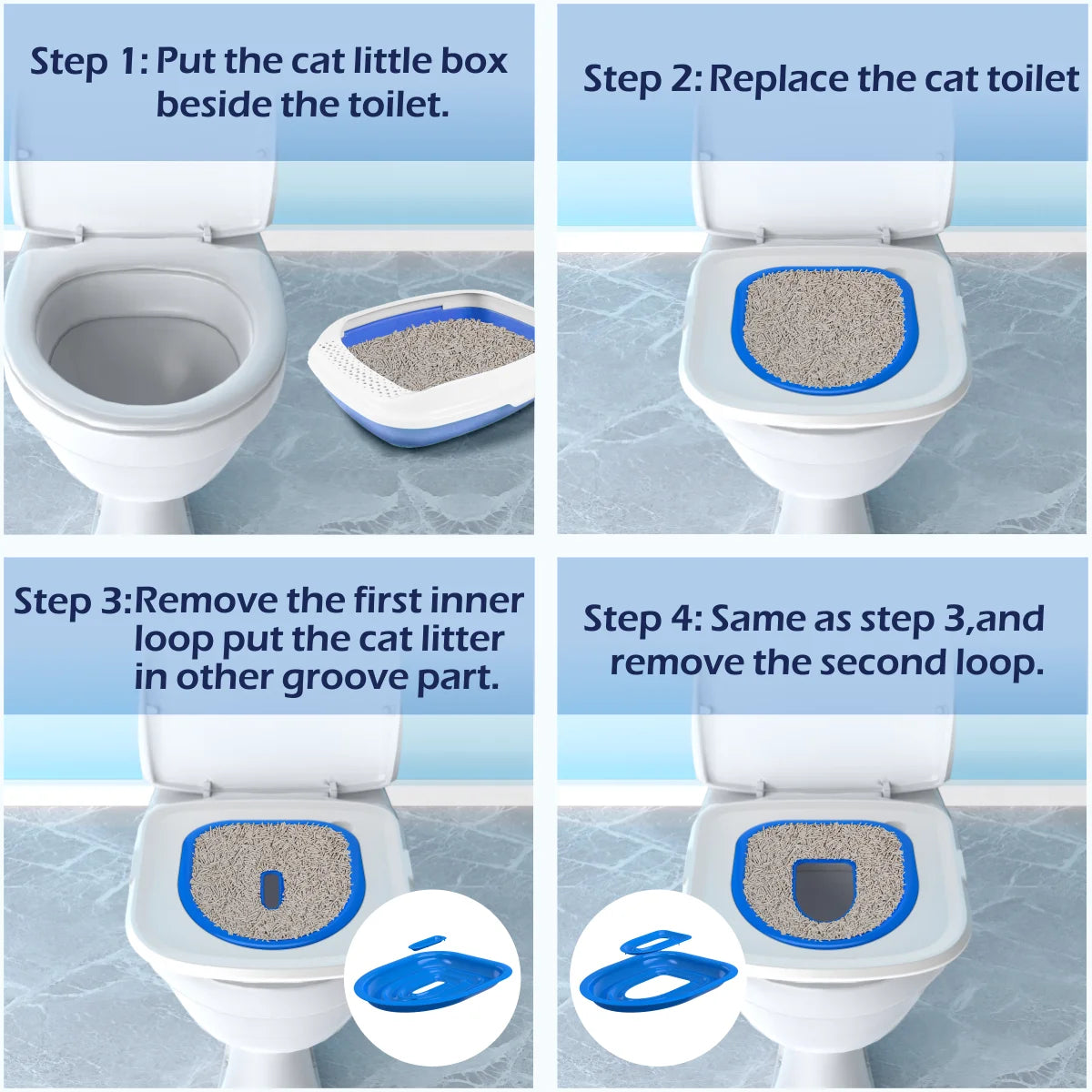 Pet Toilet Training Kit – Reusable tray for cats & dogs.