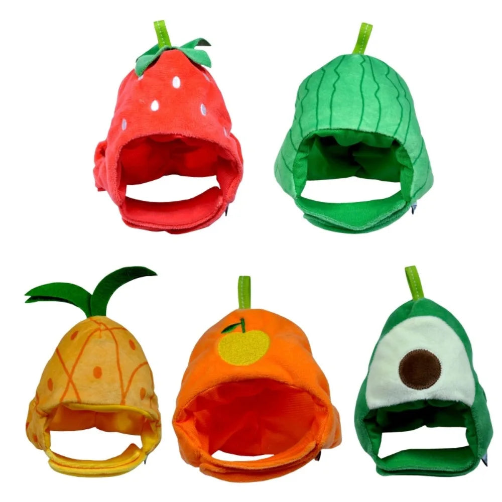 Cute Fruit Pet Hat – Soft, comfy, funny cap for cats & small dogs.