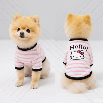 Hello Kitty Dog Summer Set – Breathable vests & tees.