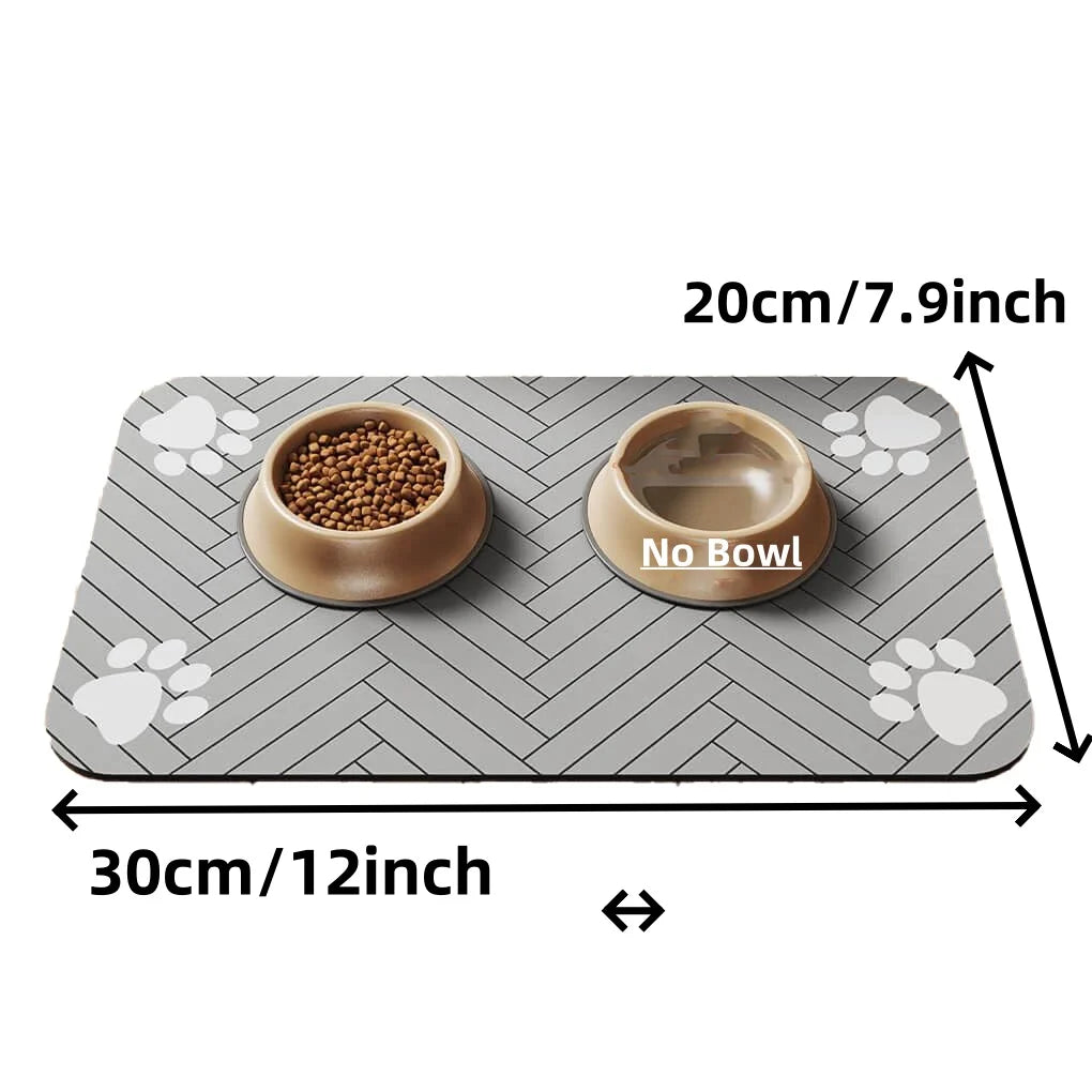 Pet Feeding Mat – Absorbent, waterproof, quick-dry.