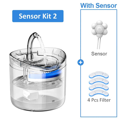 Smart USB Pet Fountain – Filtered, sensor-activated.