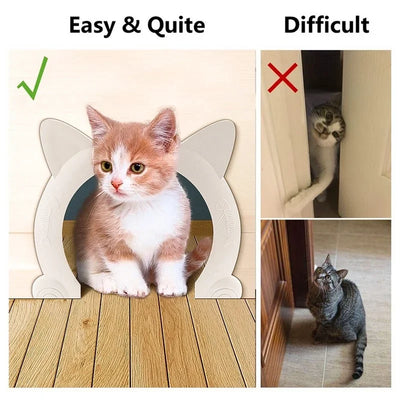 Pet Gate Door – Directional ABS access for cat & dog training.
