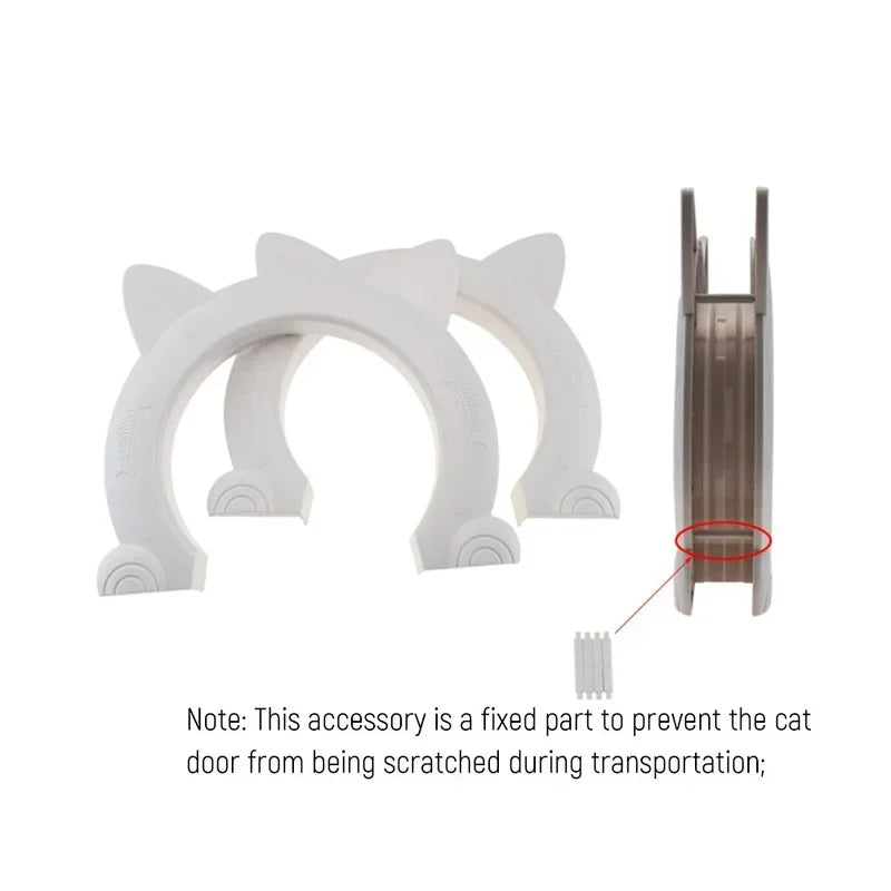 Pet Gate Door – Directional ABS access for cat & dog training.