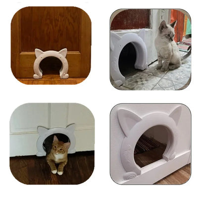 Pet Gate Door – Directional ABS access for cat & dog training.